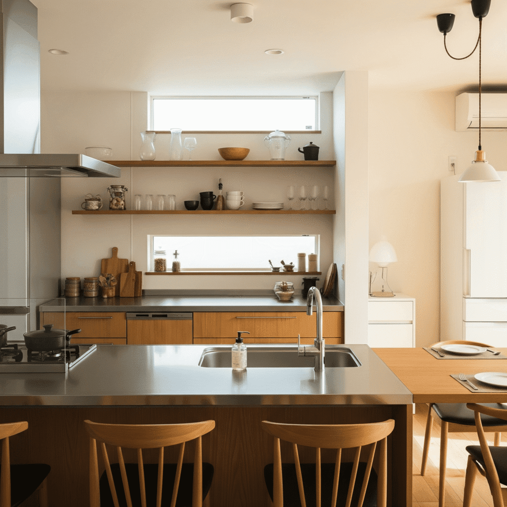 modern cozy kitchen as the heart of the home