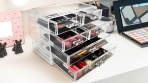 Sorbus Acrylic Makeup Organizer Set