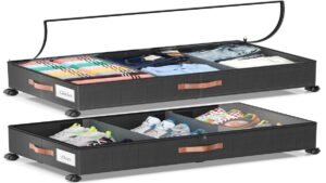 Under Bed Storage with Wheels – Maximize Space with Style and Ease