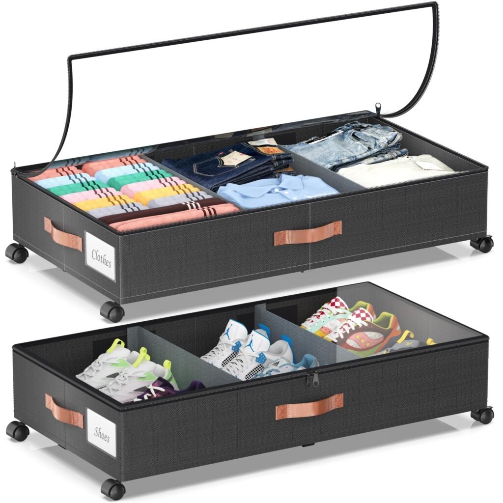 Under Bed Storage with Wheels – Maximize Space with Style and Ease