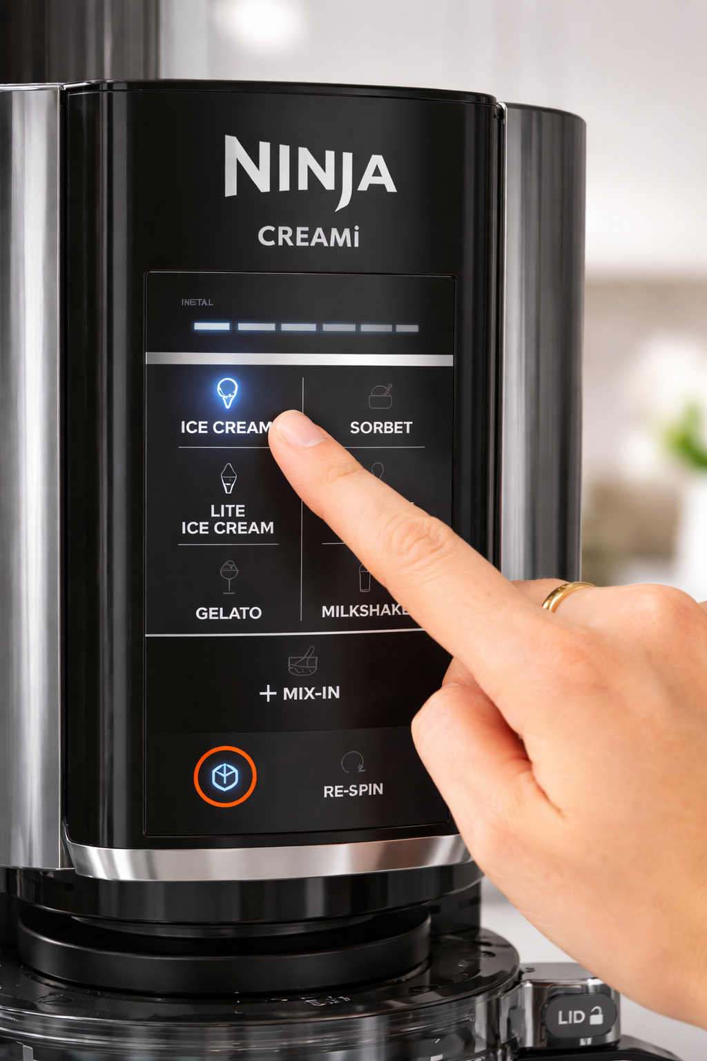 Ninja CREAMi NC299AMZ 7-in-1 functions and easy control panel