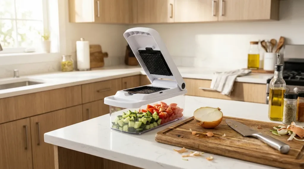 The Original fullstar vegetable chopper – TikTok’s favorite veggie slicer and one of the top-rated kitchen gadgets of the season.