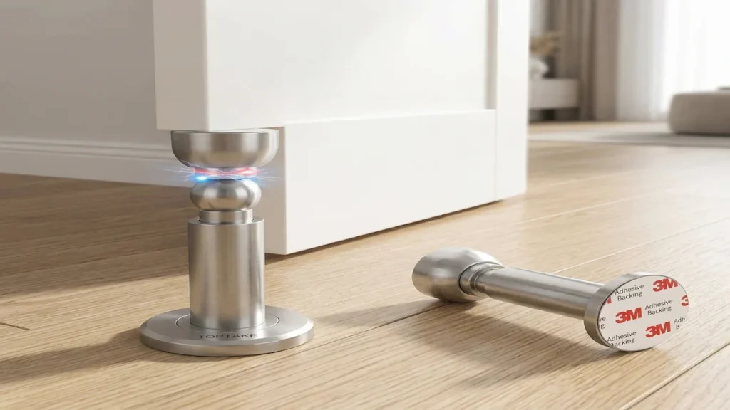 TOPTAKE Magnetic Door Stopper Pack Stainless Steel.